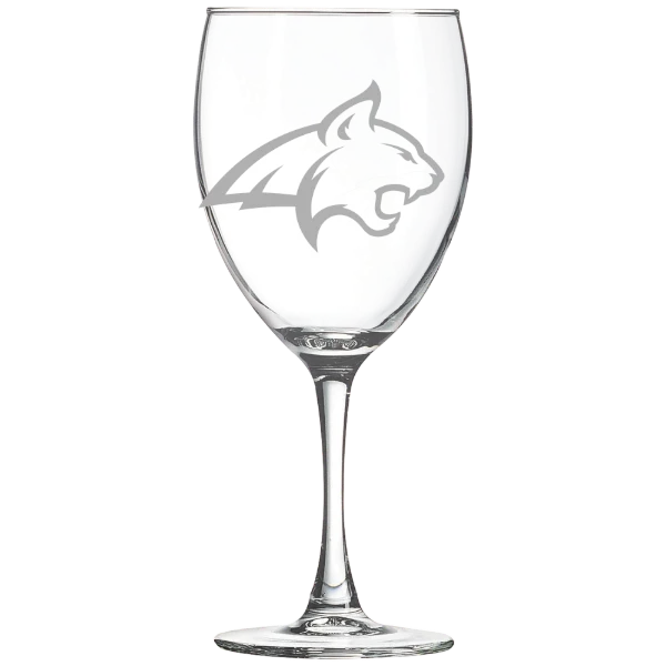 Montana State University-Bozeman Polar Camel 10 1/2 oz. Wine Glass