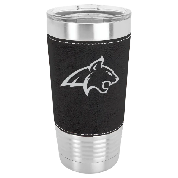 Montana State University-Bozeman Polar Camel 20 oz. Leatherette Grip Tumbler with Standard Lid