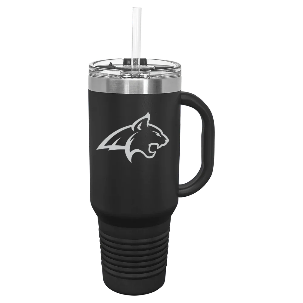 Montana State University-Bozeman Polar Camel 40 oz. Travel Mug with Snap Lid & Straw