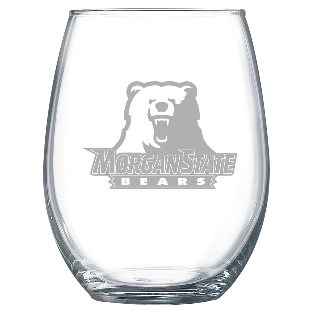 Morgan State University Polar Camel 15 oz. Stemless Wine Glass