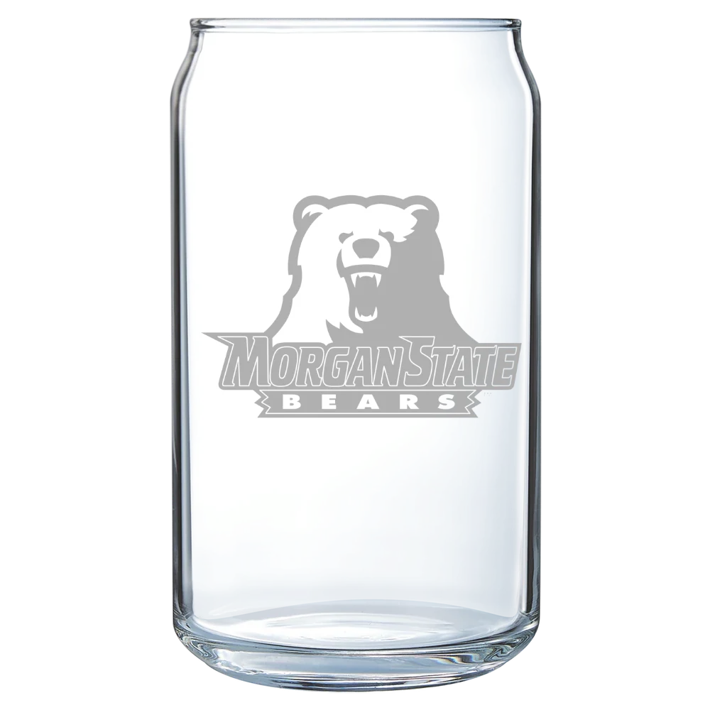 Morgan State University Polar Camel 16 oz. Can Glass