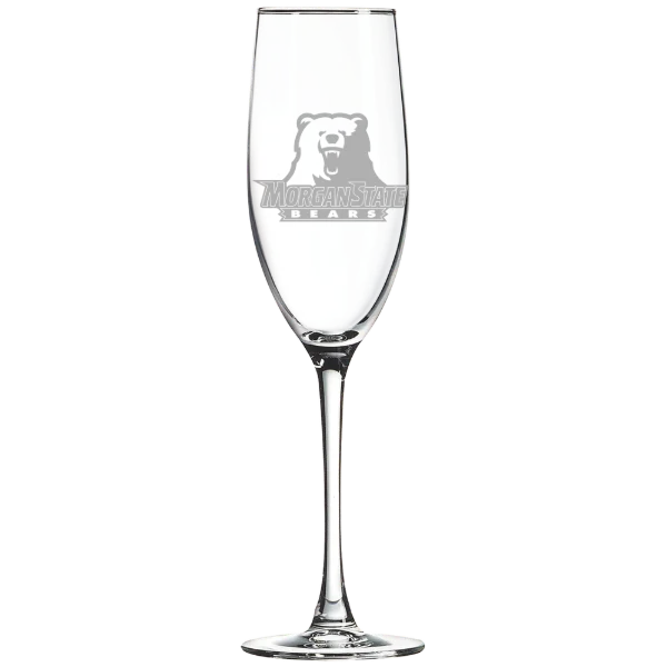 Morgan State University Polar Camel 8 oz. Champagne Flute