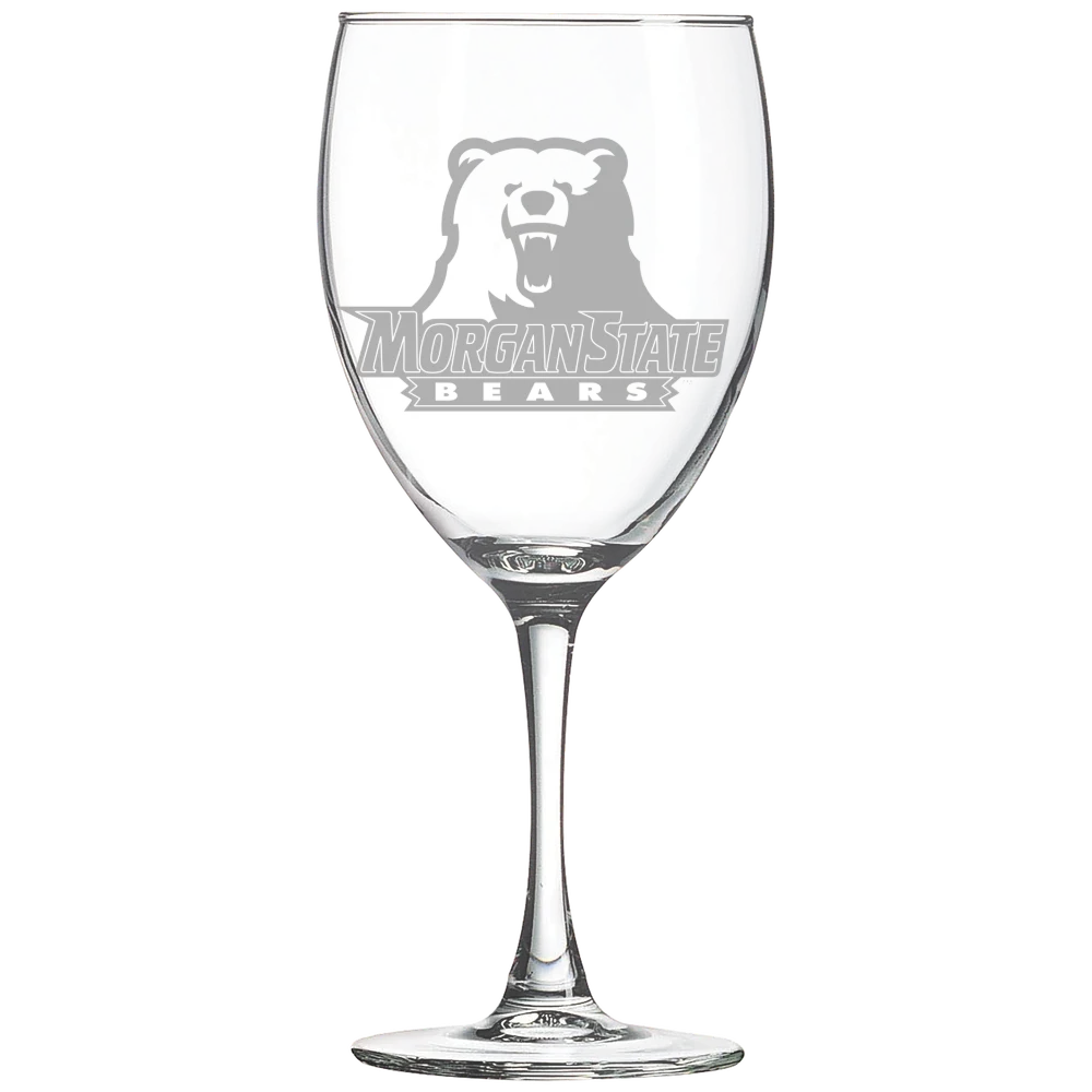 Morgan State University Polar Camel 10 1/2 oz. Wine Glass