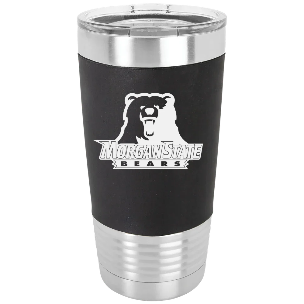 Morgan State University Polar Camel 20 oz. Silicone Grip Tumbler with Standard Lid