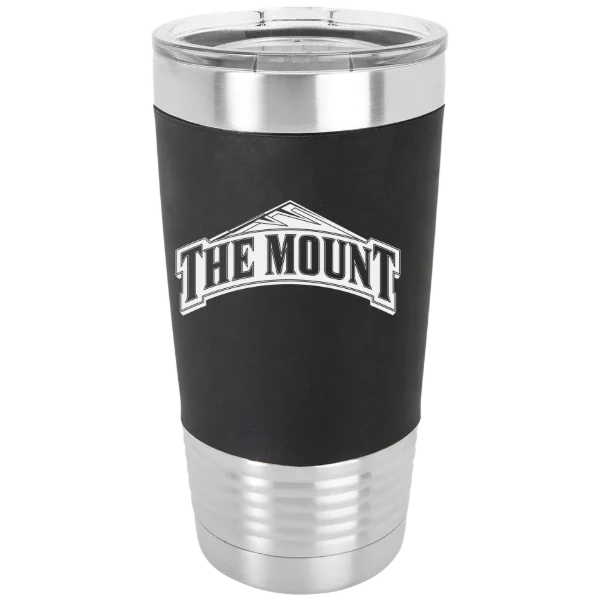 Mount St. Mary's University Polar Camel 20 oz. Silicone Grip Tumbler with Standard Lid