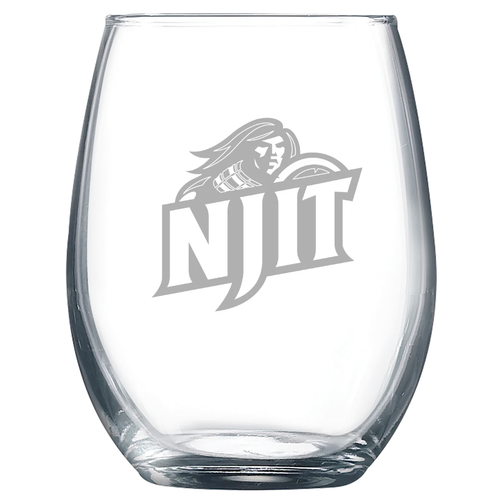 New Jersey Institute of Technology Polar Camel 9 oz. Stemless Wine Glass
