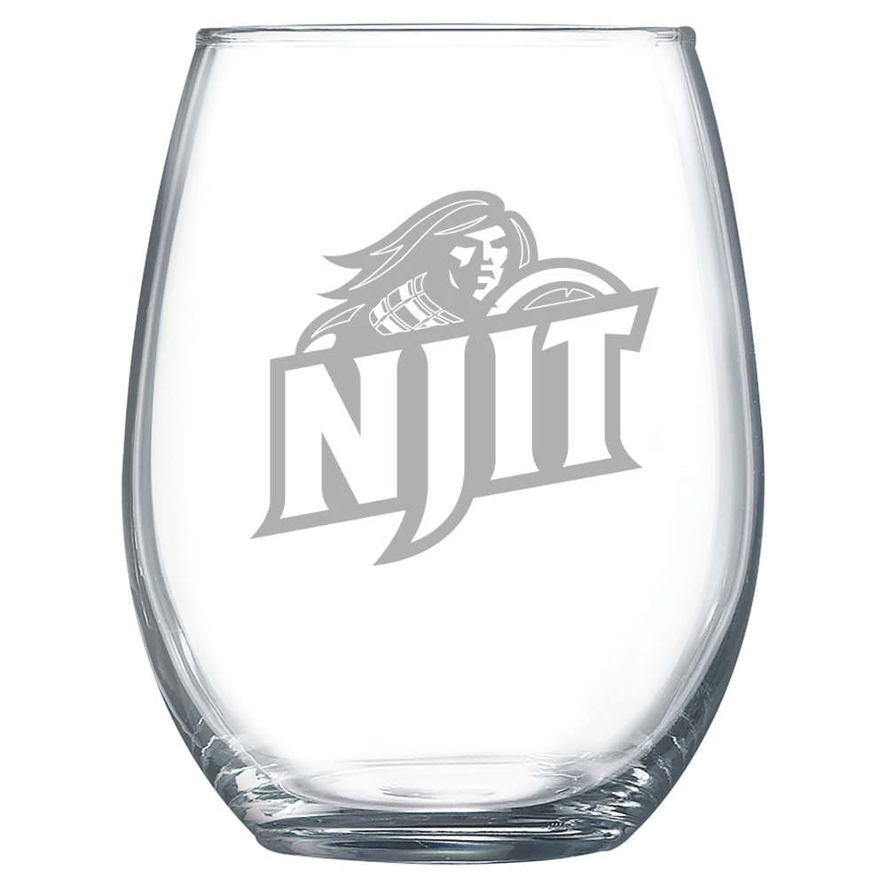 New Jersey Institute of Technology Polar Camel 15 oz. Stemless Wine Glass