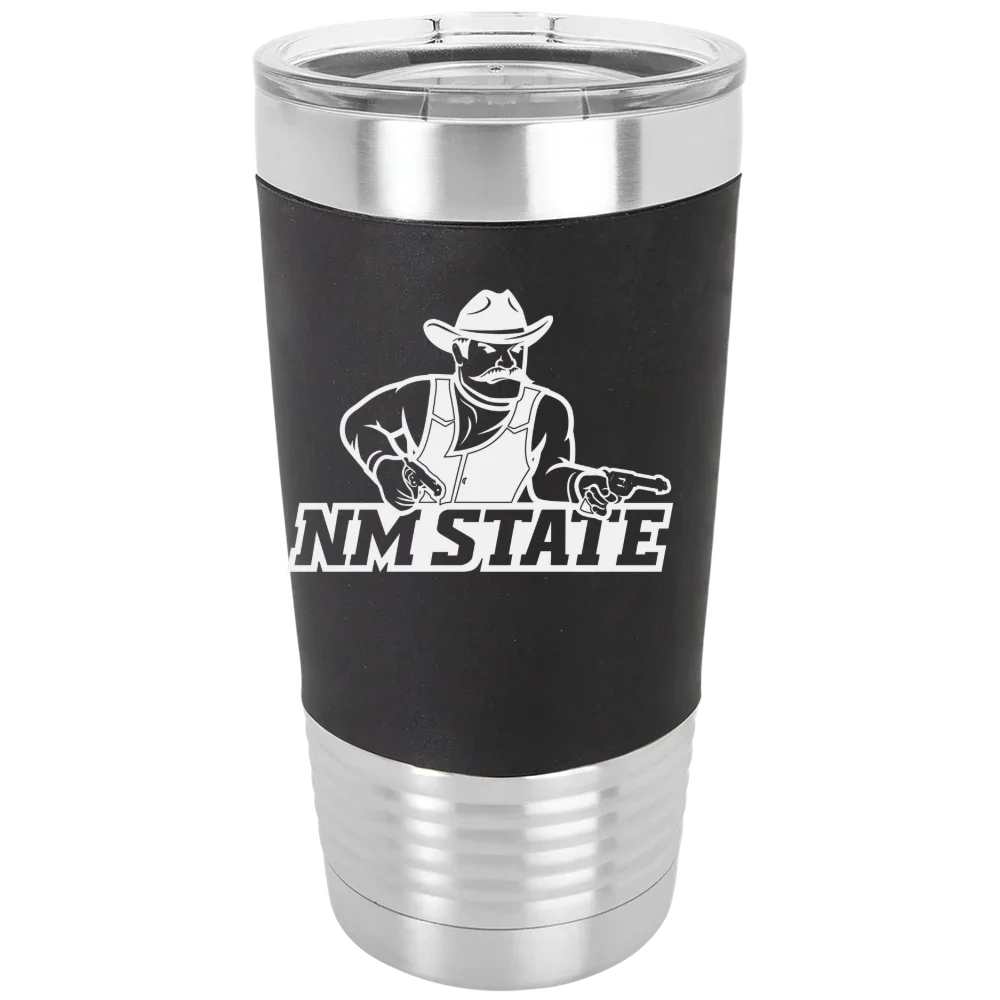 New Mexico State University Polar Camel 20 oz. Silicone Grip Tumbler with Standard Lid