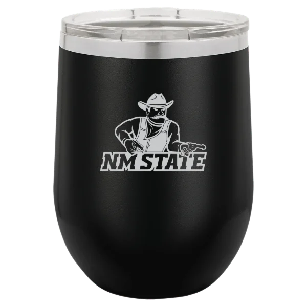 New Mexico State University Polar Camel 12 oz. Stemless Wine Tumbler