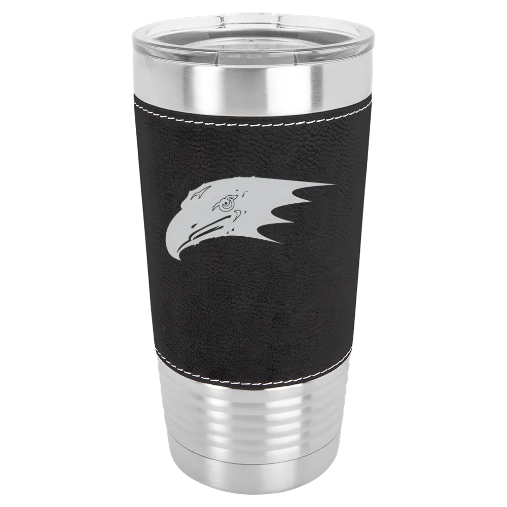 Niagara University Polar Camel 20 oz. Leatherette Grip Tumbler with Standard Lid