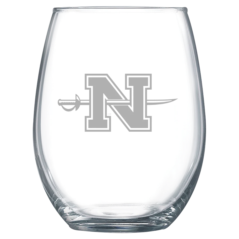 Nicholls State University Polar Camel 15 oz. Stemless Wine Glass