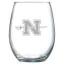 Nicholls State University Polar Camel 15 oz. Stemless Wine Glass
