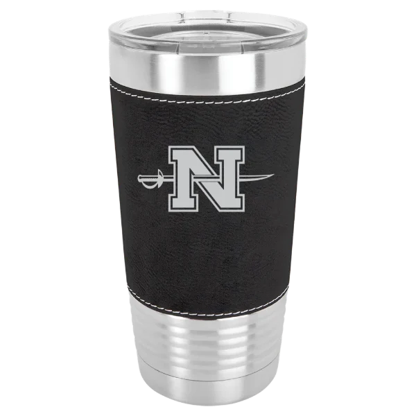 Nicholls State University Polar Camel 20 oz. Leatherette Grip Tumbler with Standard Lid