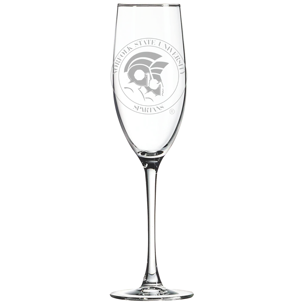 Norfolk State University Polar Camel 8 oz. Champagne Flute