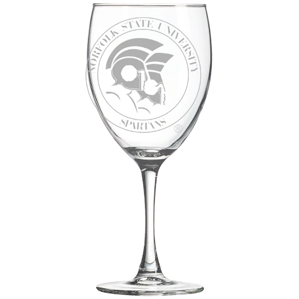 Norfolk State University Polar Camel 10 1/2 oz. Wine Glass
