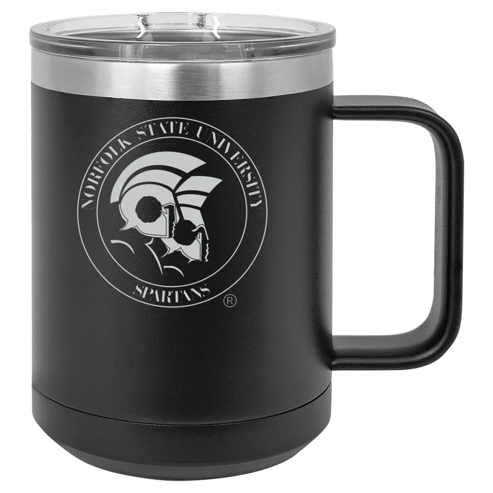 Norfolk State University Polar Camel 15 oz. Mug with Slider Lid