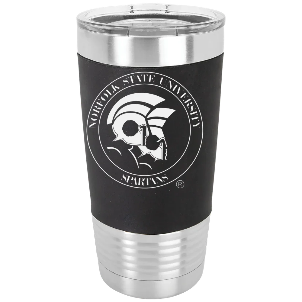Norfolk State University Polar Camel 20 oz. Silicone Grip Tumbler with Standard Lid
