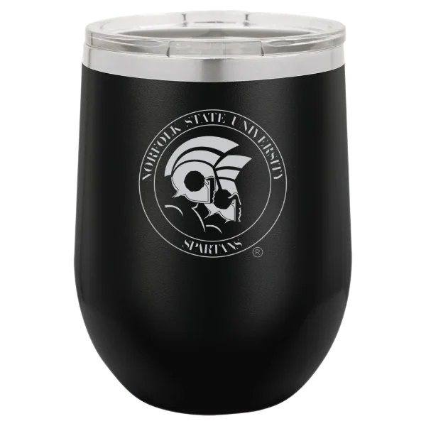 Norfolk State University Polar Camel 12 oz. Stemless Wine Tumbler