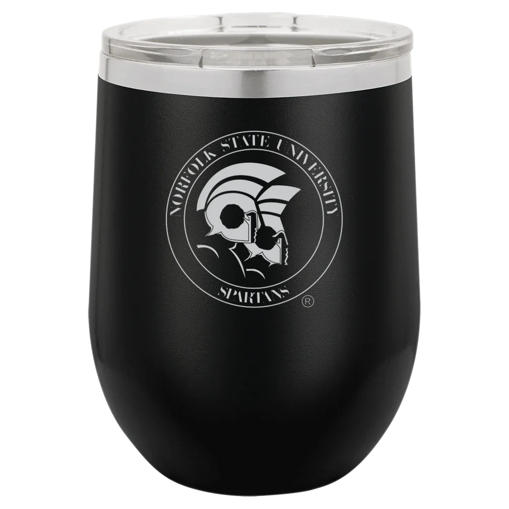 Norfolk State University Polar Camel 12 oz. Stemless Wine Tumbler
