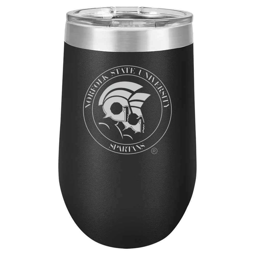 Norfolk State University Polar Camel 16 oz. Stemless Wine Tumbler