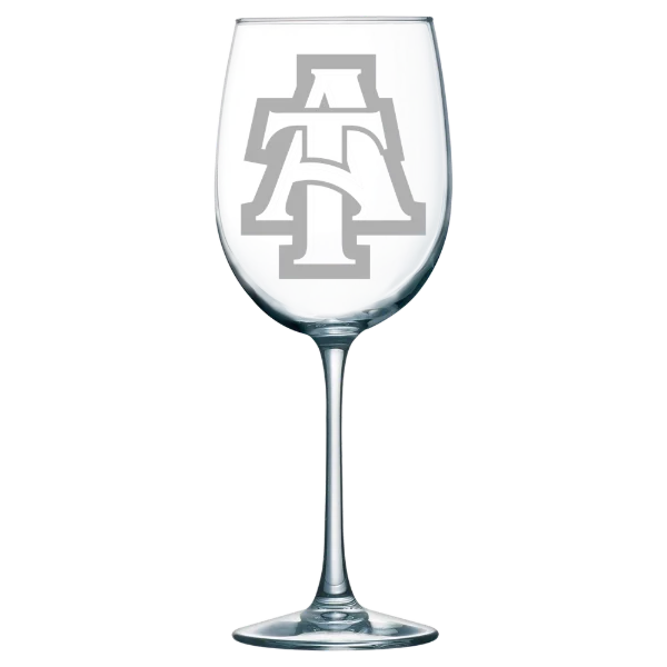 North Carolina A&T State University Polar Camel 19 oz. Wine Glass