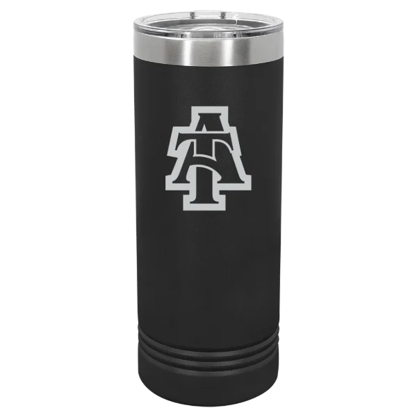 North Carolina A&T State University Polar Camel 22 oz. Skinny Tumbler with Slider Lid