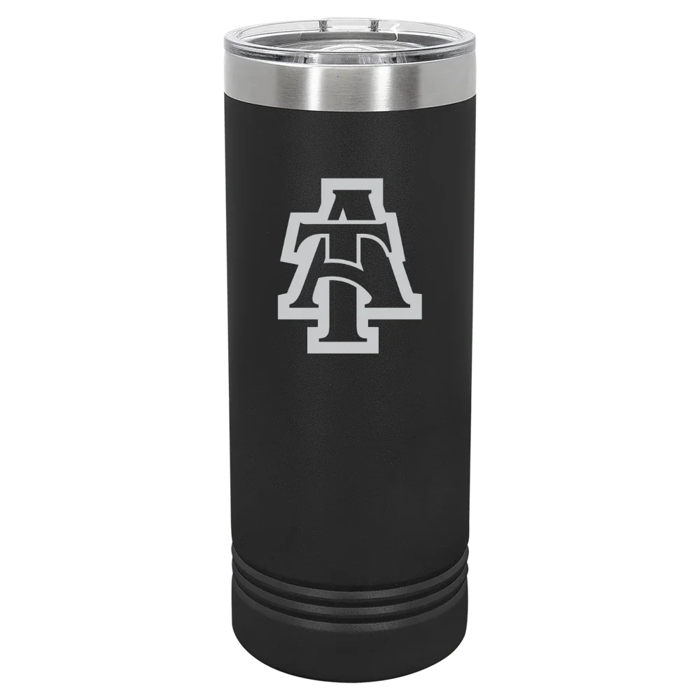 North Carolina A&T State University Polar Camel 22 oz. Skinny Tumbler with Slider Lid