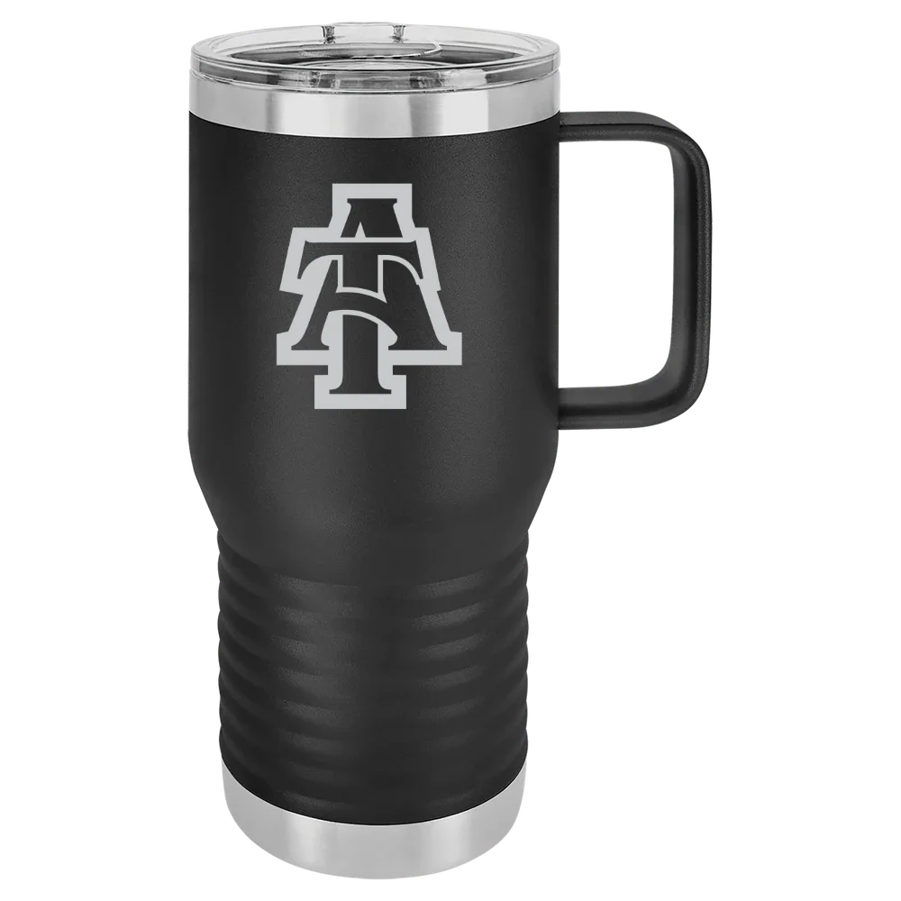 North Carolina A&T State University Polar Camel 20 oz. Travel Mug with Slider Lid