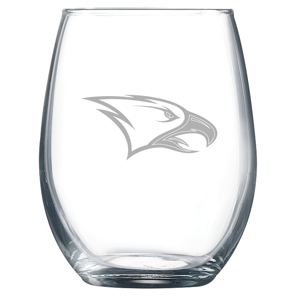 North Carolina Central University Polar Camel 9 oz. Stemless Wine Glass