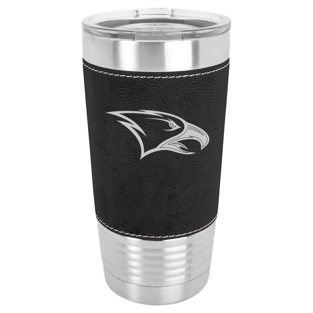 North Carolina Central University Polar Camel 20 oz. Leatherette Grip Tumbler with Standard Lid