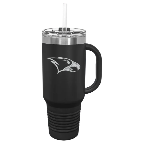 North Carolina Central University Polar Camel 40 oz. Travel Mug with Snap Lid & Straw