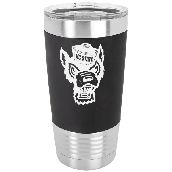 North Carolina State University Polar Camel 20 oz. Silicone Grip Tumbler with Standard Lid