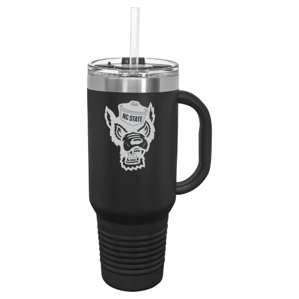 North Carolina State University Polar Camel 40 oz. Travel Mug with Snap Lid & Straw