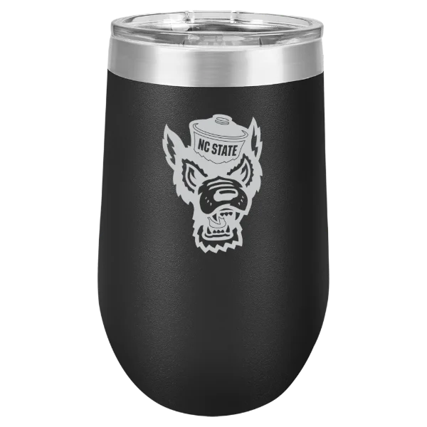 North Carolina State University Polar Camel 16 oz. Stemless Wine Tumbler