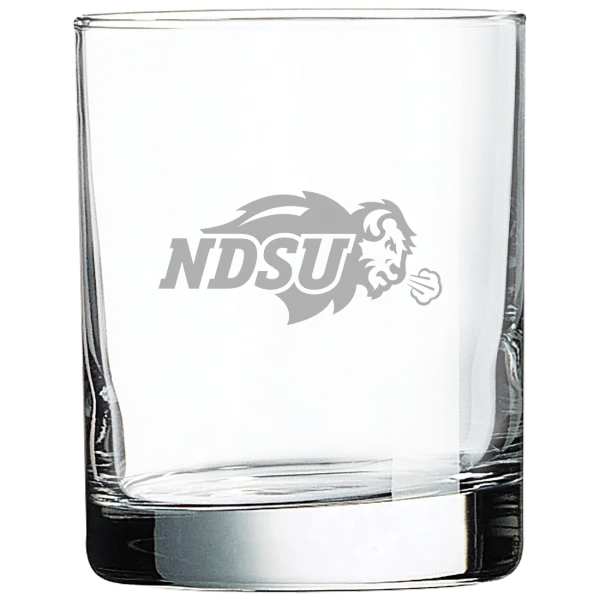 North Dakota State University Polar Camel 10 1/2 oz. On The Rocks Glass