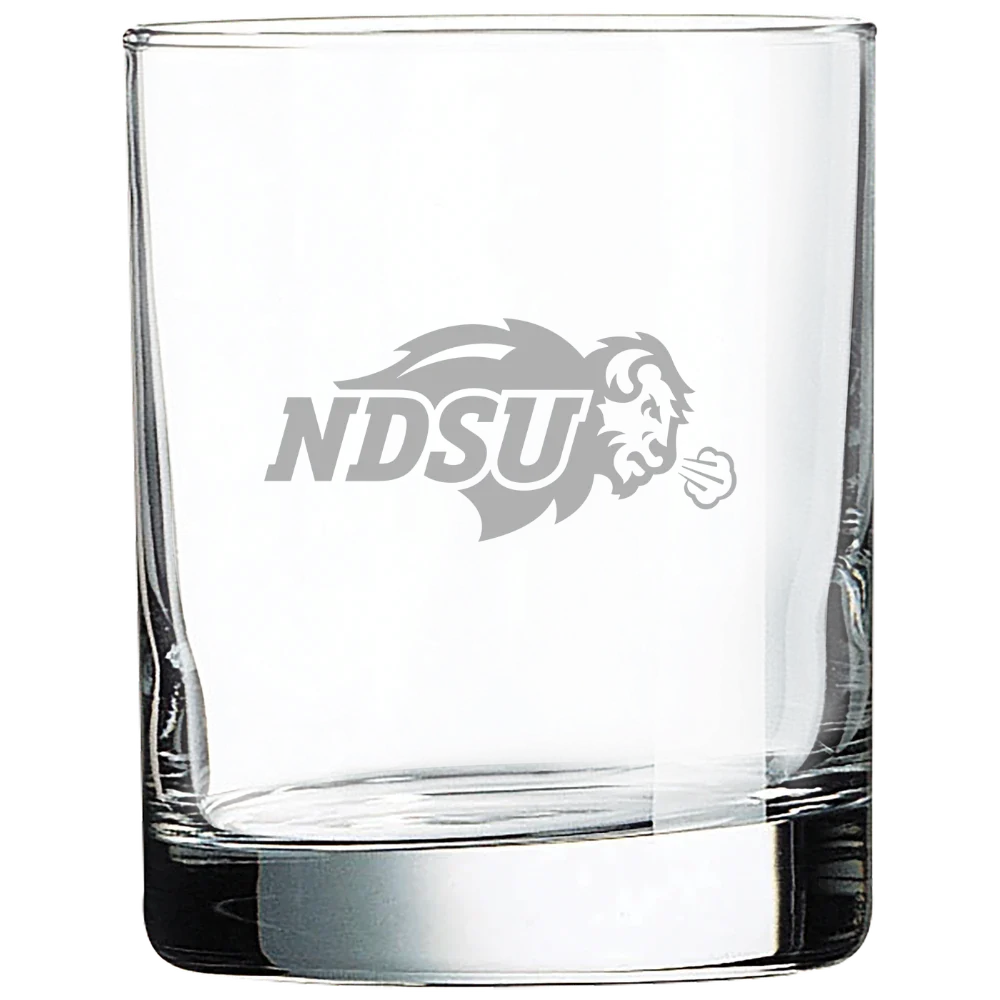 North Dakota State University Polar Camel 10 1/2 oz. On The Rocks Glass