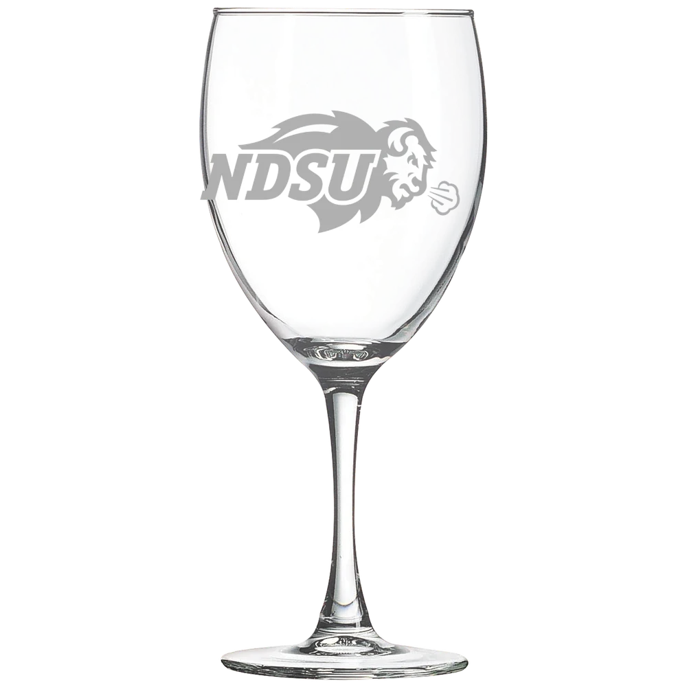 North Dakota State University Polar Camel 10 1/2 oz. Wine Glass