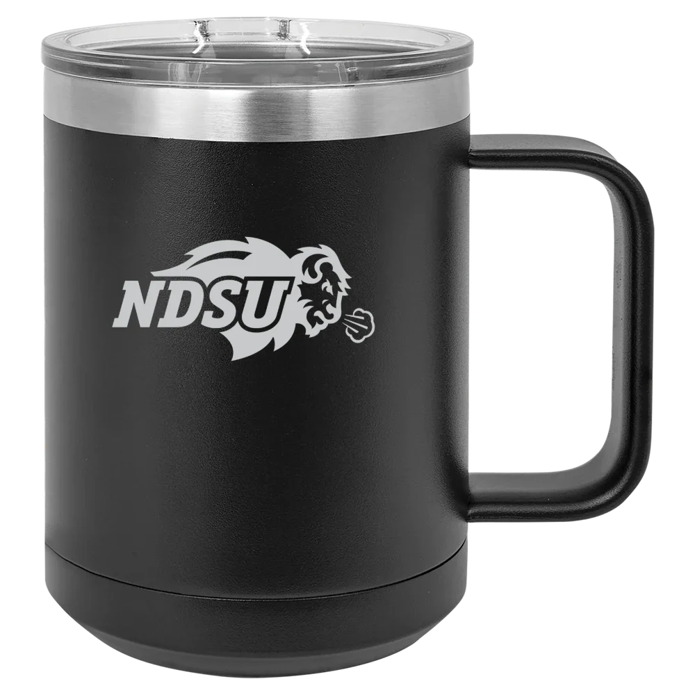 North Dakota State University Polar Camel 15 oz. Mug with Slider Lid
