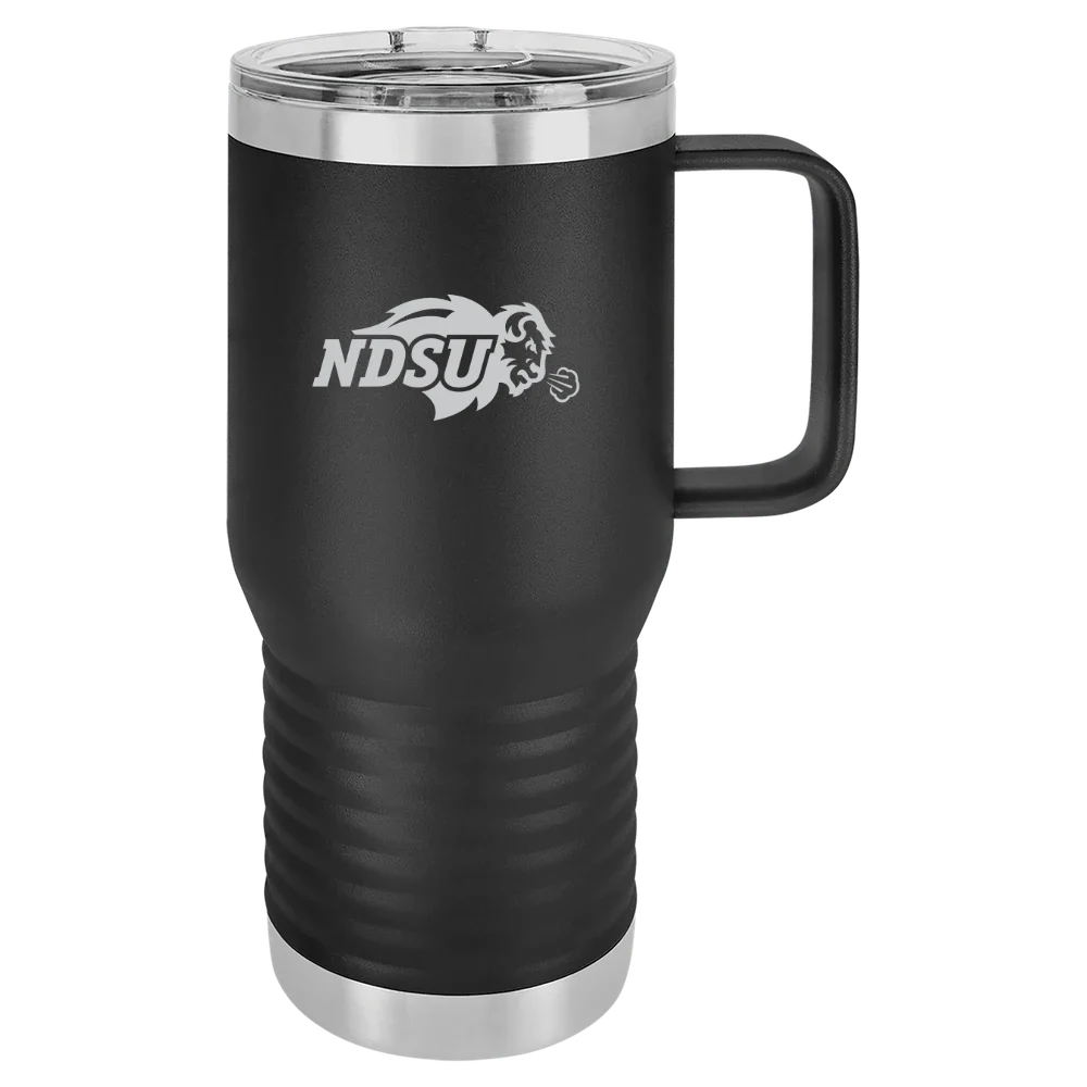North Dakota State University Polar Camel 20 oz. Travel Mug with Slider Lid