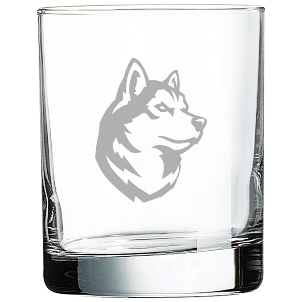 Northeastern University Polar Camel 10 1/2 oz. On The Rocks Glass
