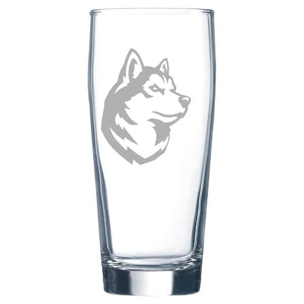 Northeastern University Polar Camel 16 oz. Willi Becher Beer Glass
