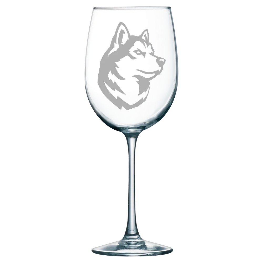 Northeastern University Polar Camel 19 oz. Wine Glass