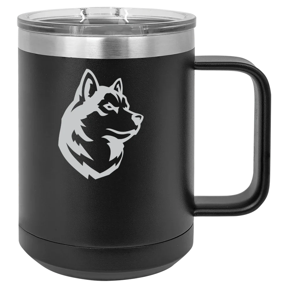 Northeastern University Polar Camel 15 oz. Mug with Slider Lid