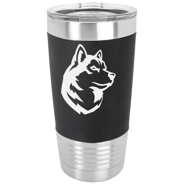 Northeastern University Polar Camel 20 oz. Silicone Grip Tumbler with Standard Lid