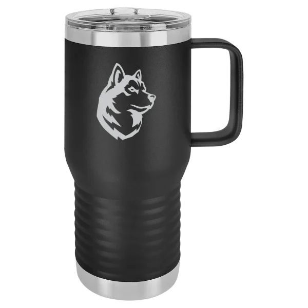 Northeastern University Polar Camel 20 oz. Travel Mug with Slider Lid