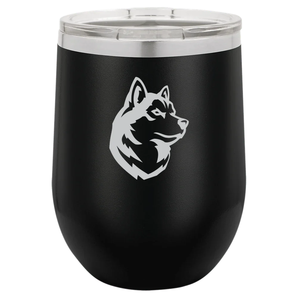 Northeastern University Polar Camel 12 oz. Stemless Wine Tumbler