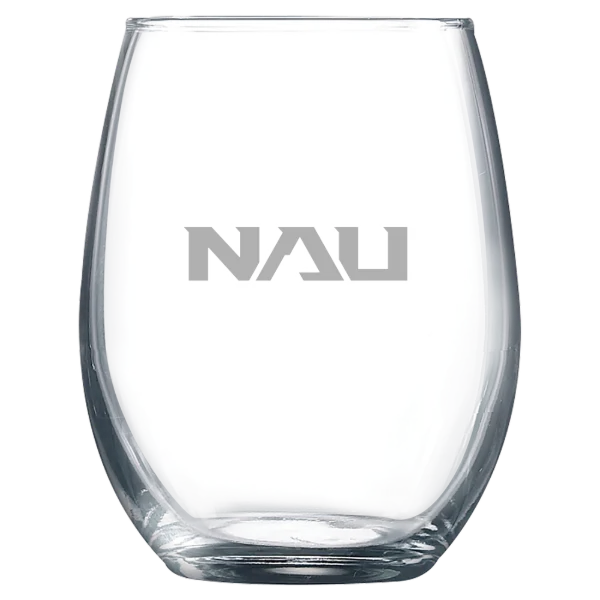Northern Arizona University Polar Camel 9 oz. Stemless Wine Glass