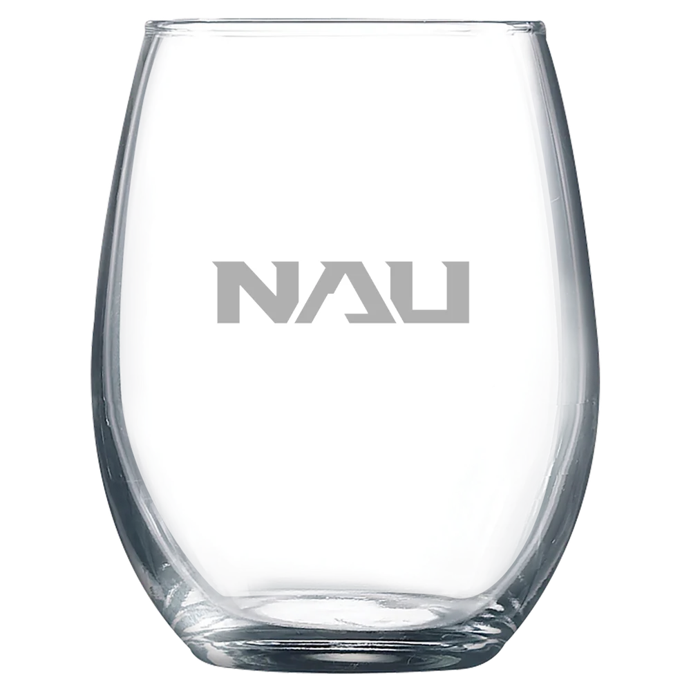 Northern Arizona University Polar Camel 9 oz. Stemless Wine Glass