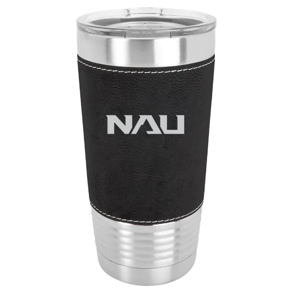 Northern Arizona University Polar Camel 20 oz. Leatherette Grip Tumbler with Standard Lid