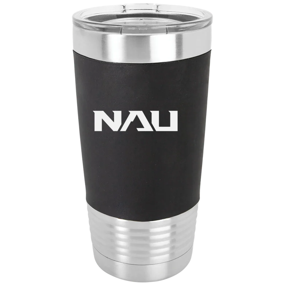Northern Arizona University Polar Camel 20 oz. Silicone Grip Tumbler with Standard Lid